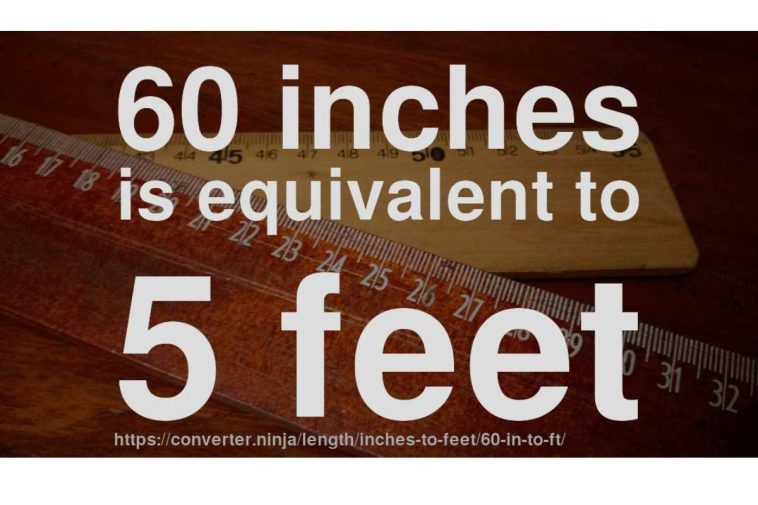 How Many Feet are 60 Inches_