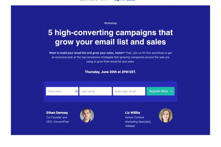 Landing Pages for Your Event Marketing