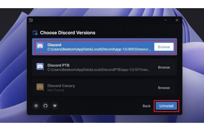 Necessary steps to install Discord web themes